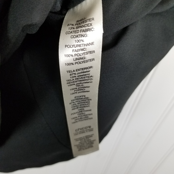 Chicos NWT Pieced Short Dress Sleeveless Color Block Faux Suede Brown Size 0 S/4 - Picture 4 of 14